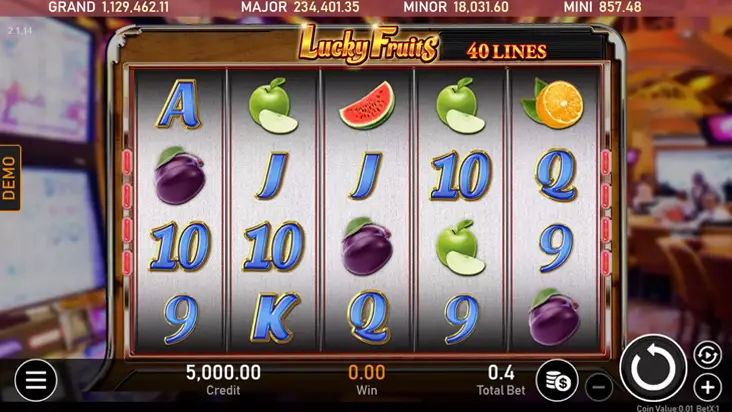 Lucky Fruits Slot สล็อตผลไม้โชคดี