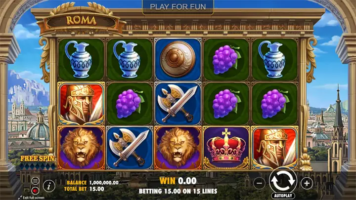 หน้าเล่นเกมสล็อต Roma Slot