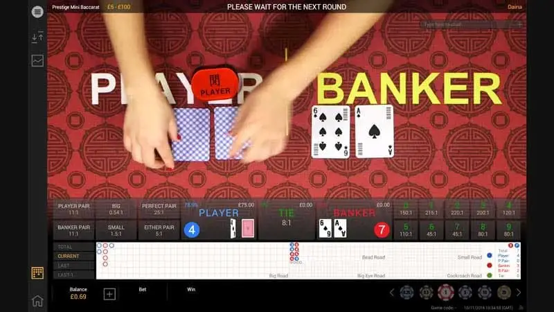 วิธีเล่น Baccarat Squeeze