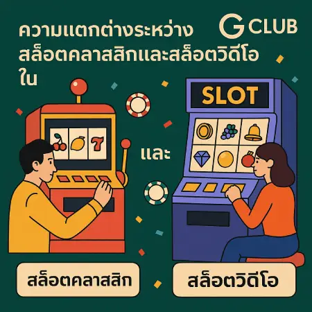 The Difference Between Classic Slots and Video Slots on 24gclub.com